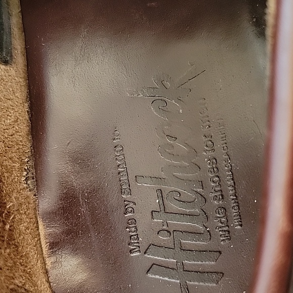 Hitchcock by Sebago 3 Eye Leather Moccasins/Oxford Boat Shoe Brown Sz 10 5E WIDE - Picture 10 of 13